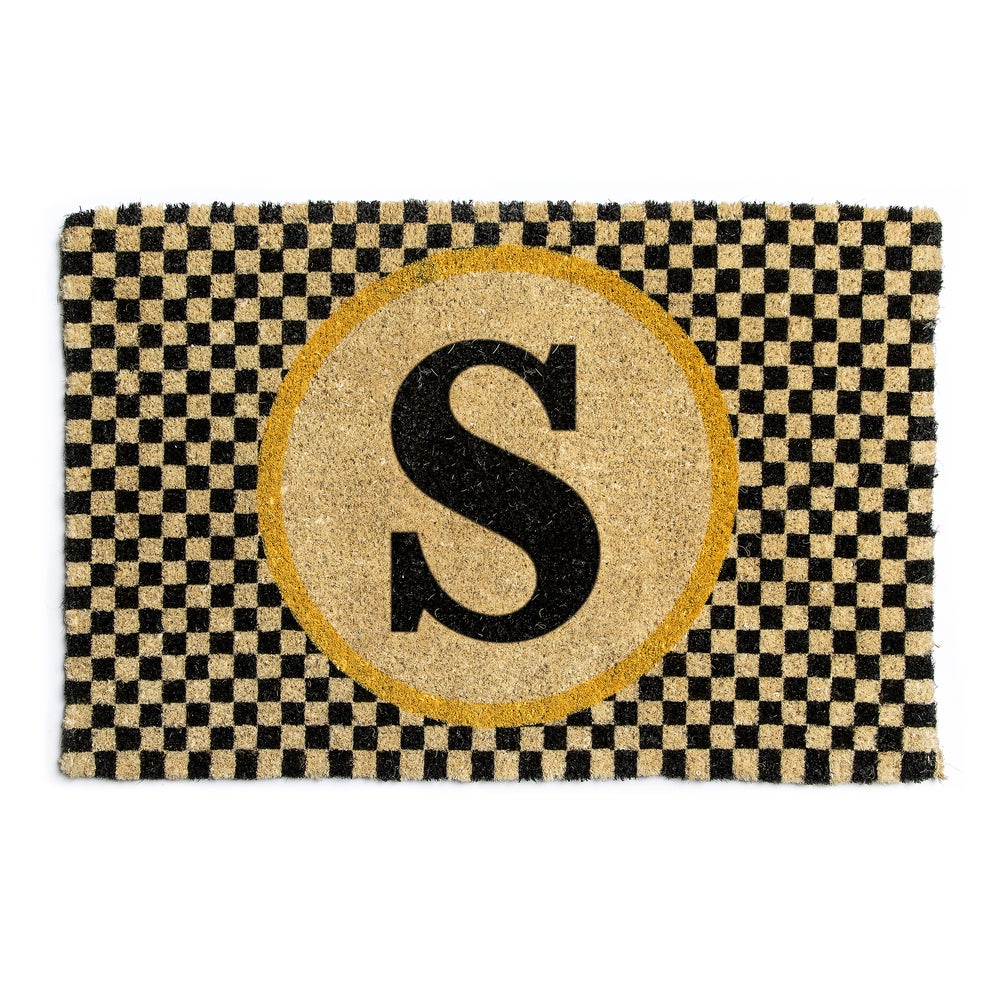 Monogram Entrance Mat - S mackenzie-childs Panama imagen 1