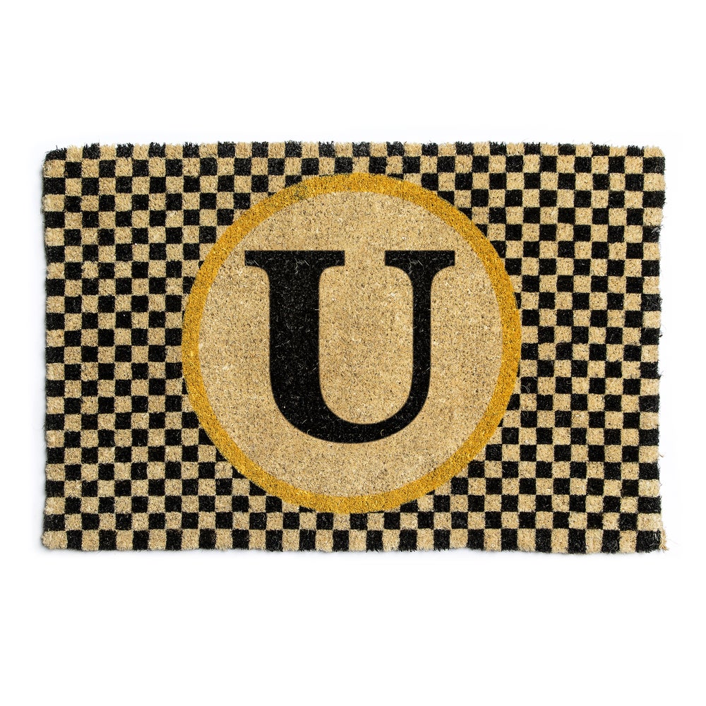 Monogram Entrance Mat - U mackenzie-childs Panama imagen 1