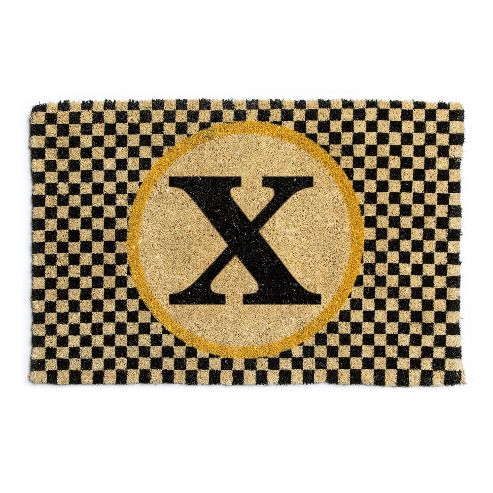 Monogram Entrance Mat - X mackenzie-childs Panama imagen 1