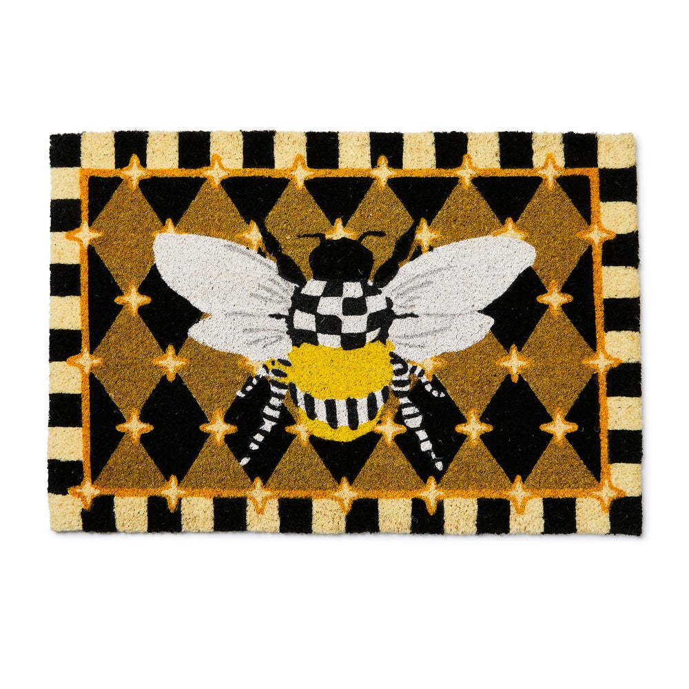 Honeycomb with Bees Entrance Mat mackenzie-childs Panama imagen 1