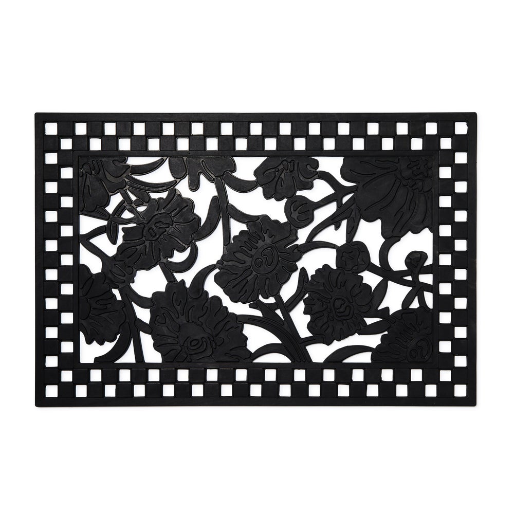 Daisy Rubber Door Mat mackenzie-childs Panama imagen 1 Daisy Rubber Door Mat mackenzie-childs Panama imagen 1