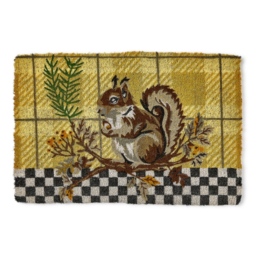 Squirrel Entrance Mat mackenzie-childs Panama imagen 1