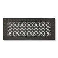 Classic Check Rubber Double Door Entrance Mat