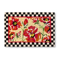 Red Poppies Entrance Mat