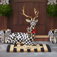 Welcome Awning Stripe Entrance Mat