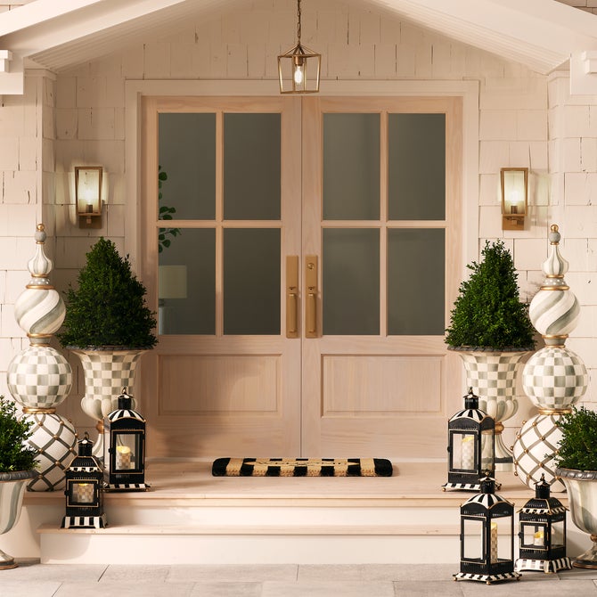 Welcome Awning Stripe Entrance Mat image number 10