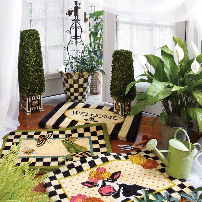 Welcome Awning Stripe Entrance Mat image number 9