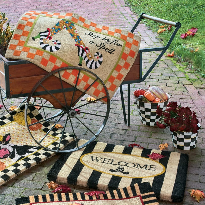 Welcome Awning Stripe Entrance Mat image number 8