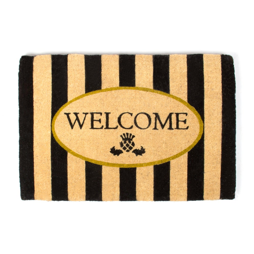 Awning Stripe Welcome Mat - Awning Stripe, Single Door mackenzie-childs Panama imagen 1