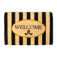 Welcome Awning Stripe Entrance Mat