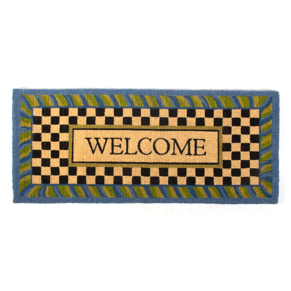 Periwinkle Welcome Mat mackenzie-childs Panama imagen 1