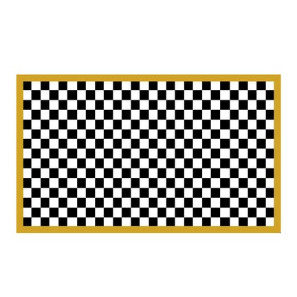 Check It Out Gold 2'3'' x 3' 9" Rug