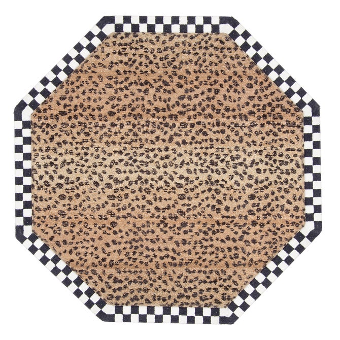Cheetah 6' Octagon Rug image number 0
