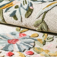 Flower Garden 6' Round Rug