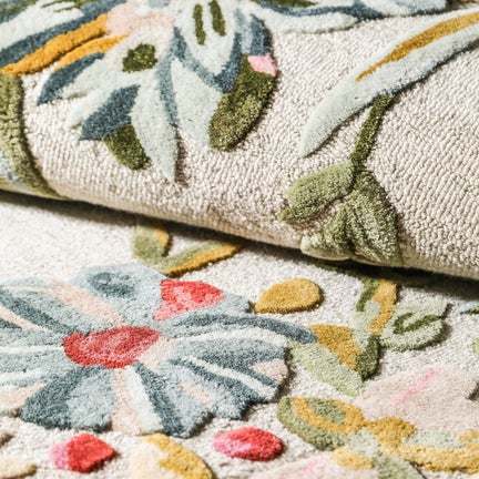 Flower Garden 6' Round Rug