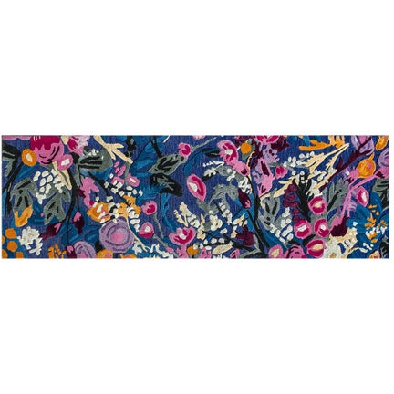 Aurora Floral Royal 2'6" x 8' Runner