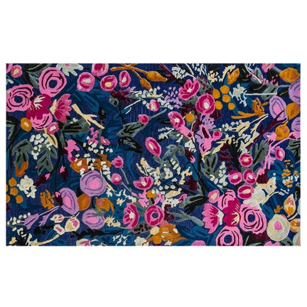 Aurora Floral Royal 5' x 8' Rug
