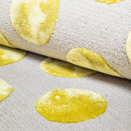 Macro Dot Chartreuse Rug - 2'3" x 3'9"