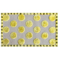 Macro Dot Chartreuse Rug