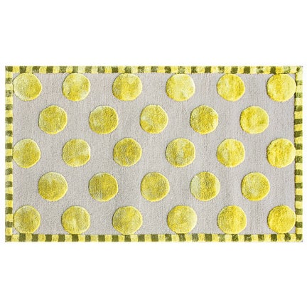 Macro Dot Chartreuse Rug - 3' x 5'