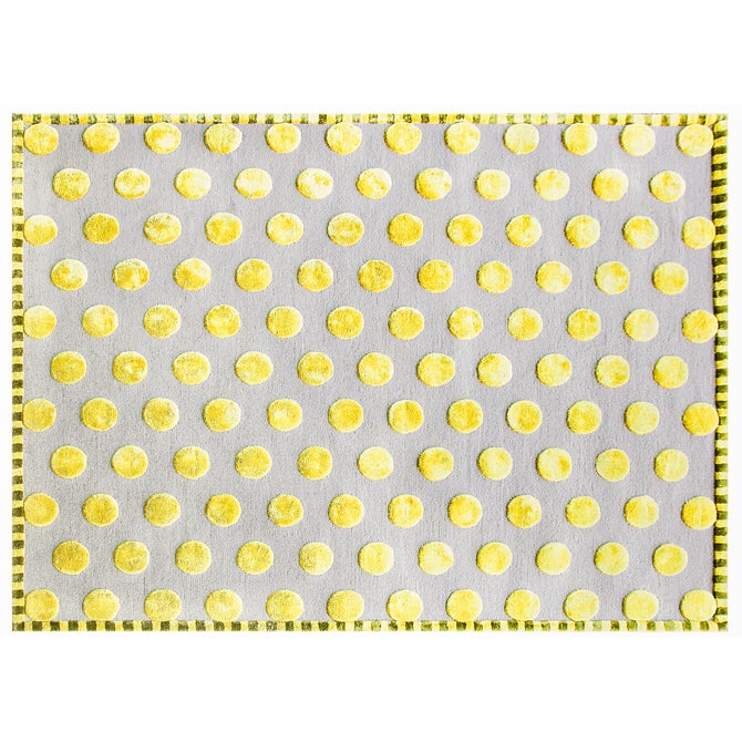 Macro Dot Chartreuse Rug image number 2
