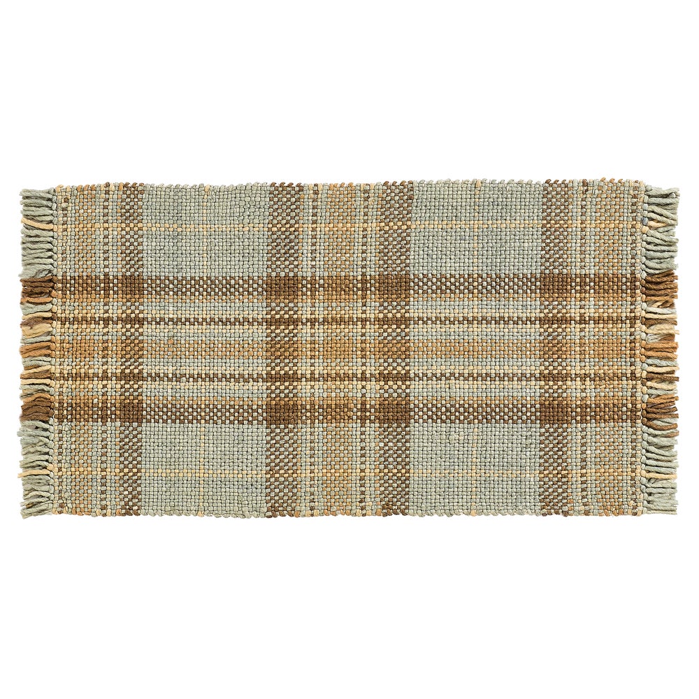 Field Study Woven Tartan Rug mackenzie-childs Panama imagen 1