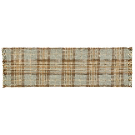Field Study Woven Tartan 2'6" x 8' Runner Rug