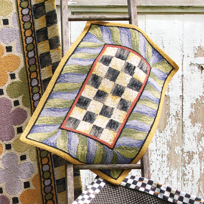 Courtly Check Purple & Green 2' x 3' Rug image number 4