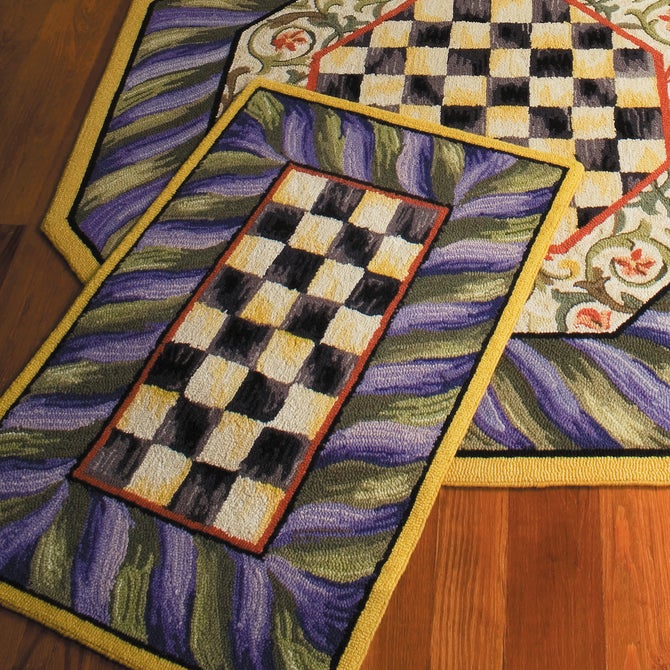 Courtly Check Purple & Green 2' x 3' Rug image number 3