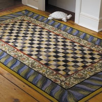 Courtly Check Purple & Green 5' x 8' Rug