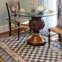 Courtly Check Purple & Green 5' x 8' Rug