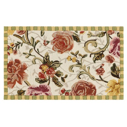 Golden Peonies 2'3' x 3'9" Rug