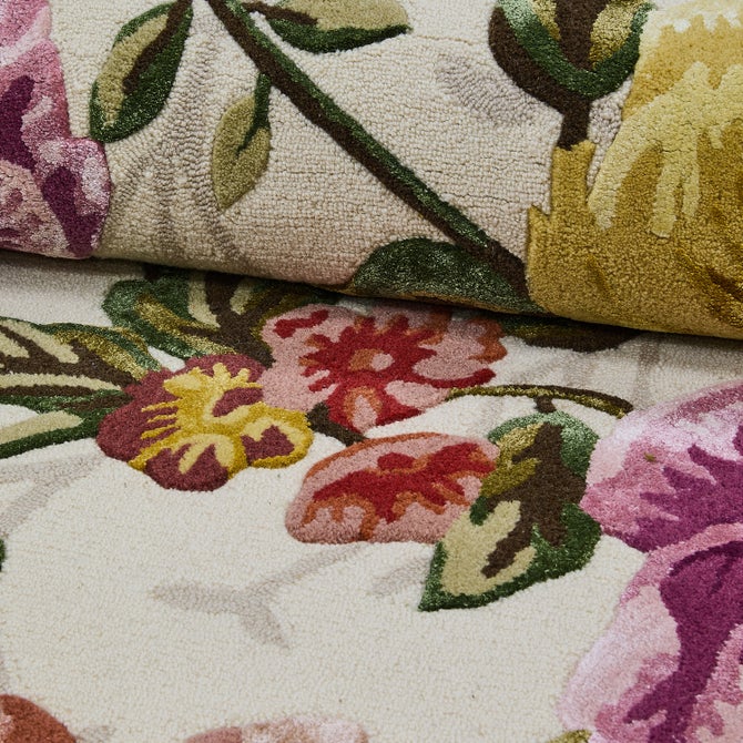 Golden Peonies 6' Octagon Rug image number 1