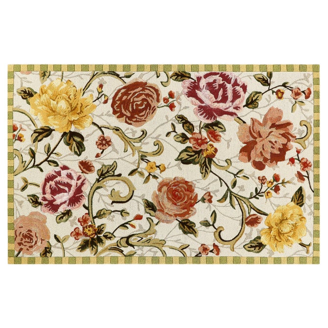 Golden Peonies 5' x 8' Rug image number 0