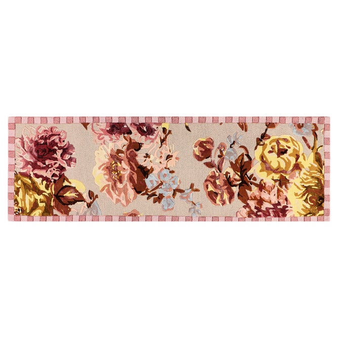 Dusty Rose Floral Rug image number 1