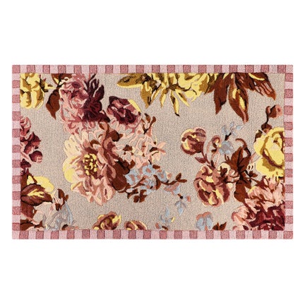 Dusty Rose Floral 3' x 5' Rug