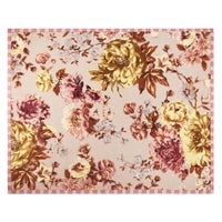 Dusty Rose Floral Rug