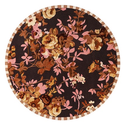 Wild Rose Floral 6' Round Rug