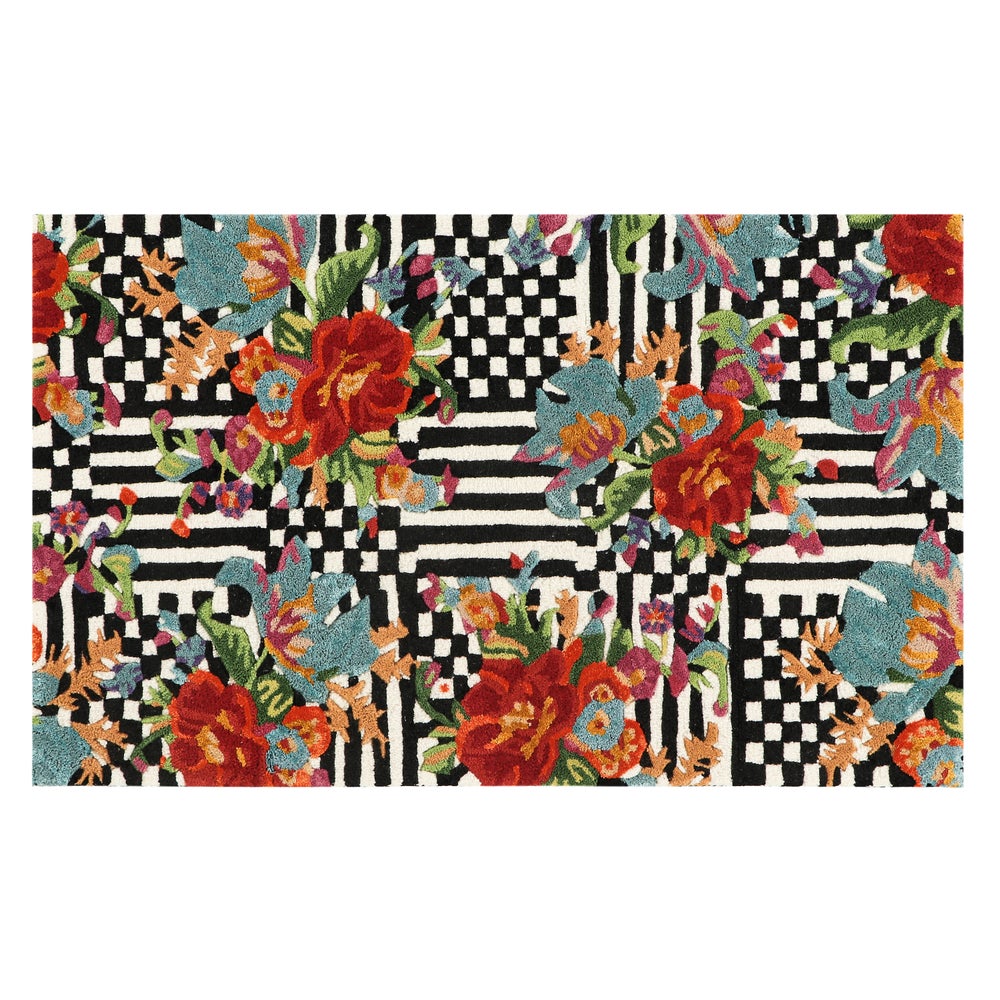 Courtly Flower Market Rug mackenzie-childs Panama imagen 1 Courtly Flower Market Rug mackenzie-childs Panama imagen 1
