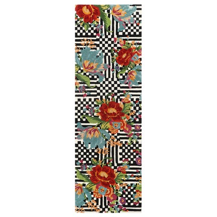 Courtly Flower Market 2'6" x 8' Runner Rug