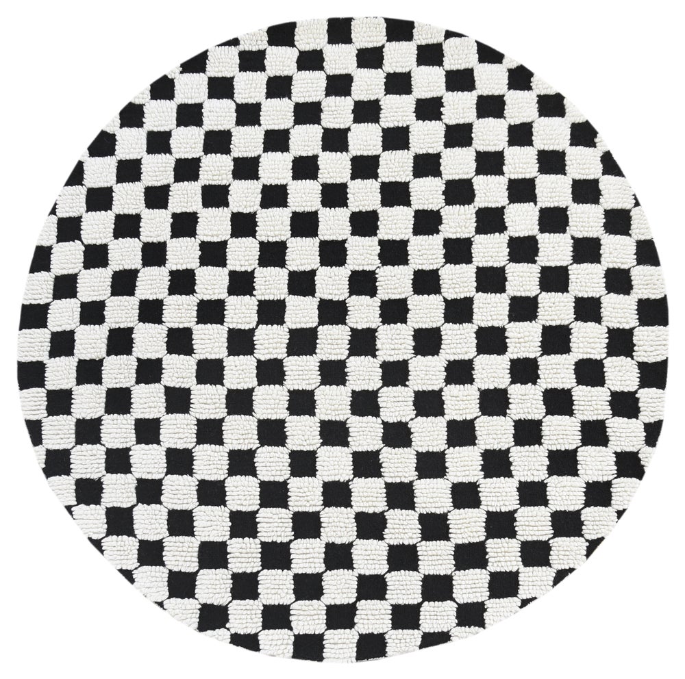 Checkboard Rug - Checkerboard, 6' Round mackenzie-childs Panama imagen 1