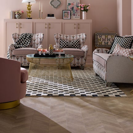 Checkerboard 8' x 10' Rug