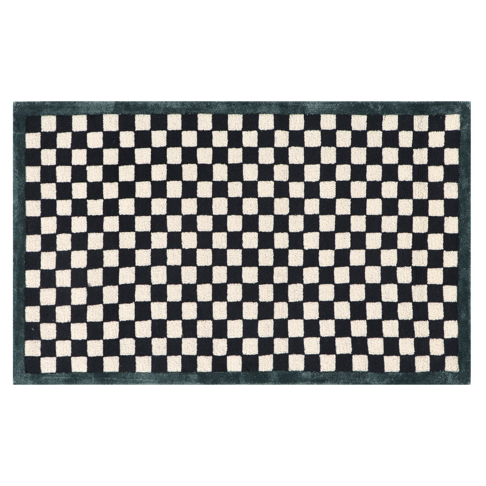 Check It Out Emerald Rug mackenzie-childs Panama imagen 1 Check It Out Emerald Rug mackenzie-childs Panama imagen 1