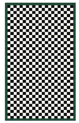 Check It Out Rug Emerald 2'6" x 8' Runner