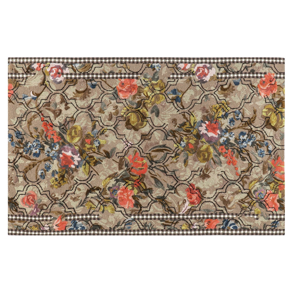 Field Study Floral Rug mackenzie-childs Panama imagen 1 Field Study Floral Rug mackenzie-childs Panama imagen 1