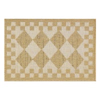 White Diamond 2' x 3' Indoor/Outdoor Rug