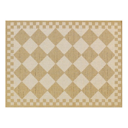 White Diamond 5' x 8' Indoor/Outdoor Rug