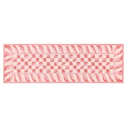 Rosy Check 2'6" x 8' Rug
