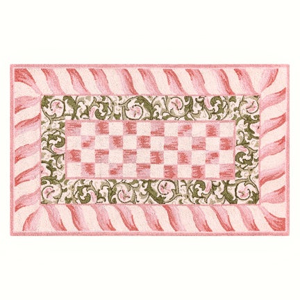 Rosy Check 3' x 5' Rug