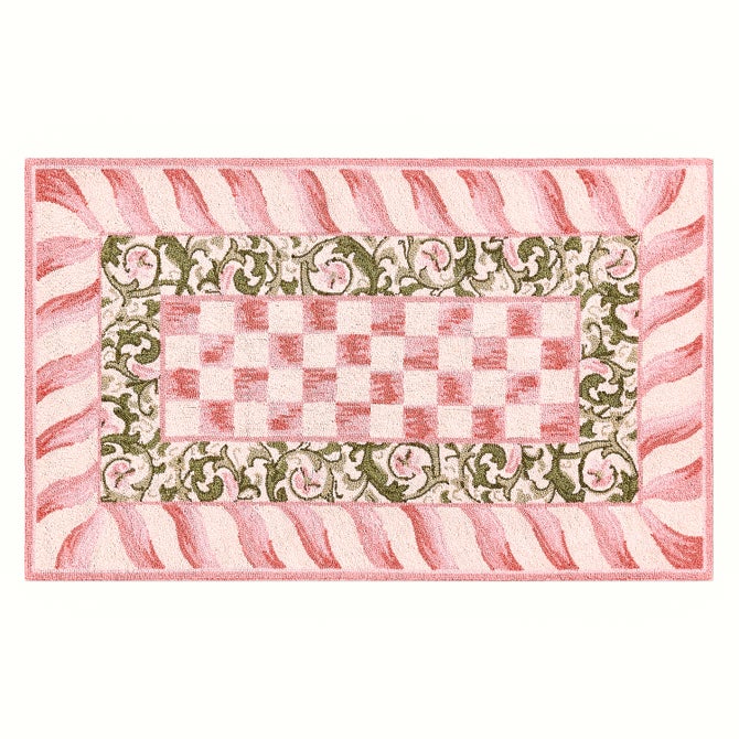 Rosy Check Rug image number 1